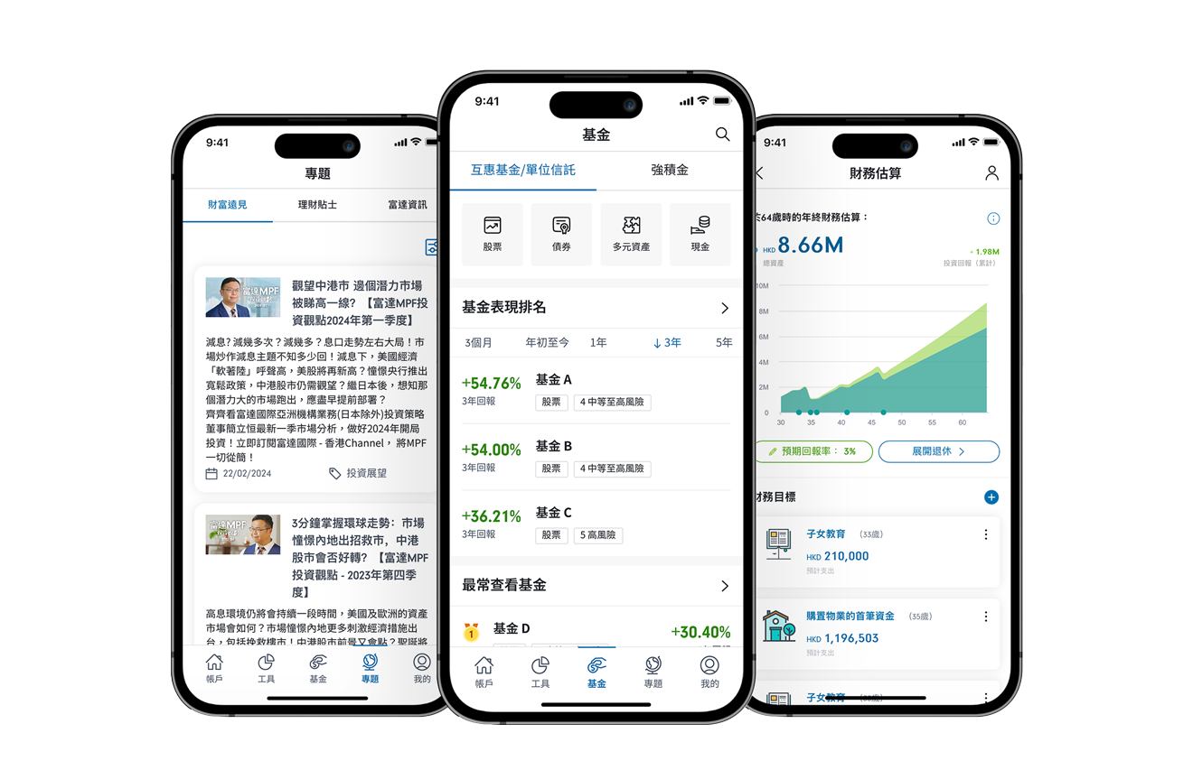 流動應用程式| 富達香港